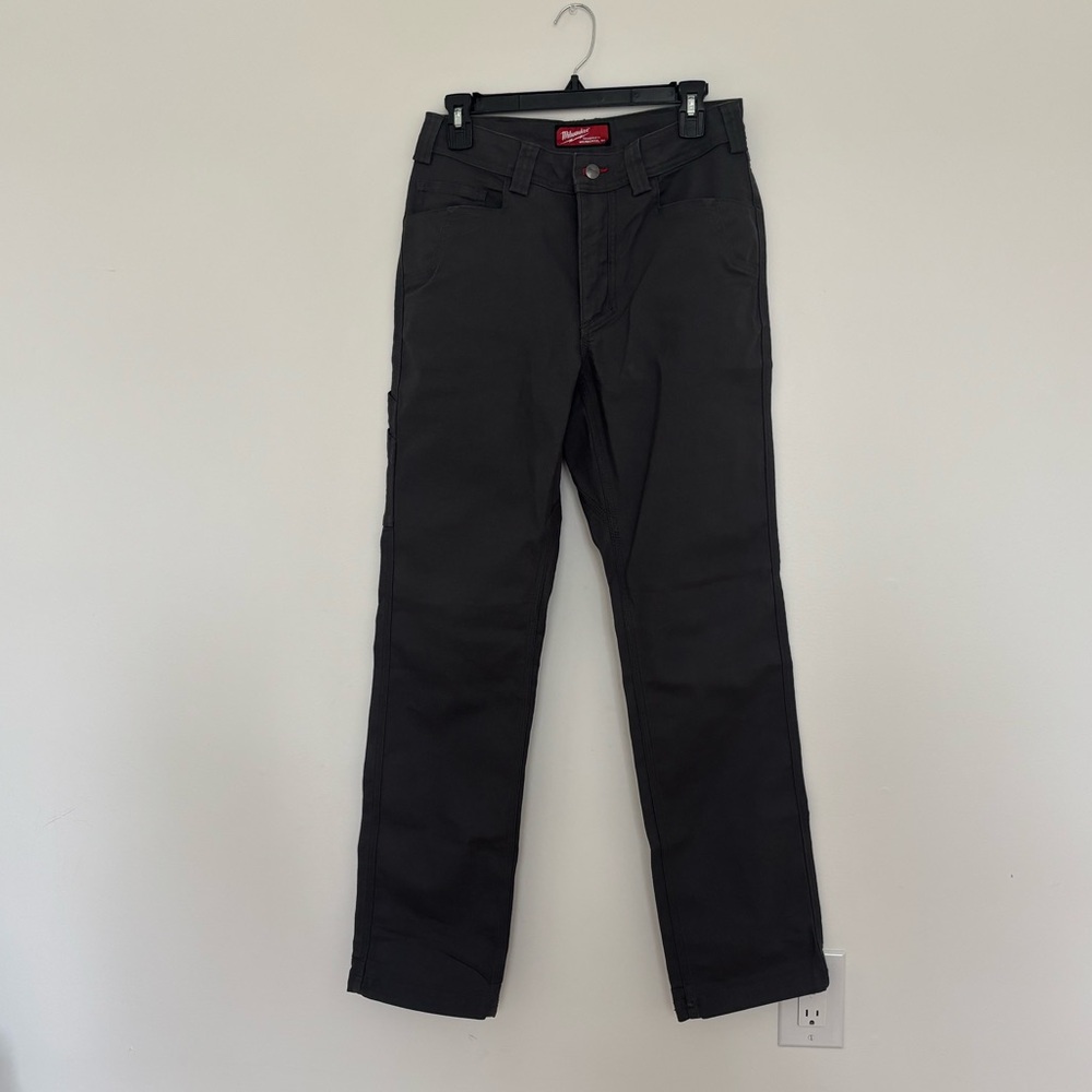 MILWAUKEE Women’s Heavy Duty Flex Work Pants Gray Size 6